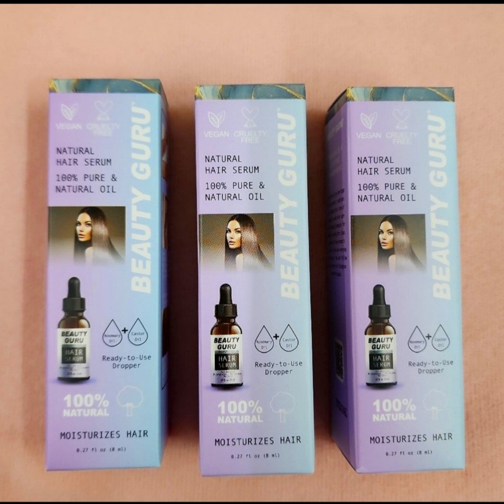 Lot of 3 Beauty Guru Hair Growth Serums
